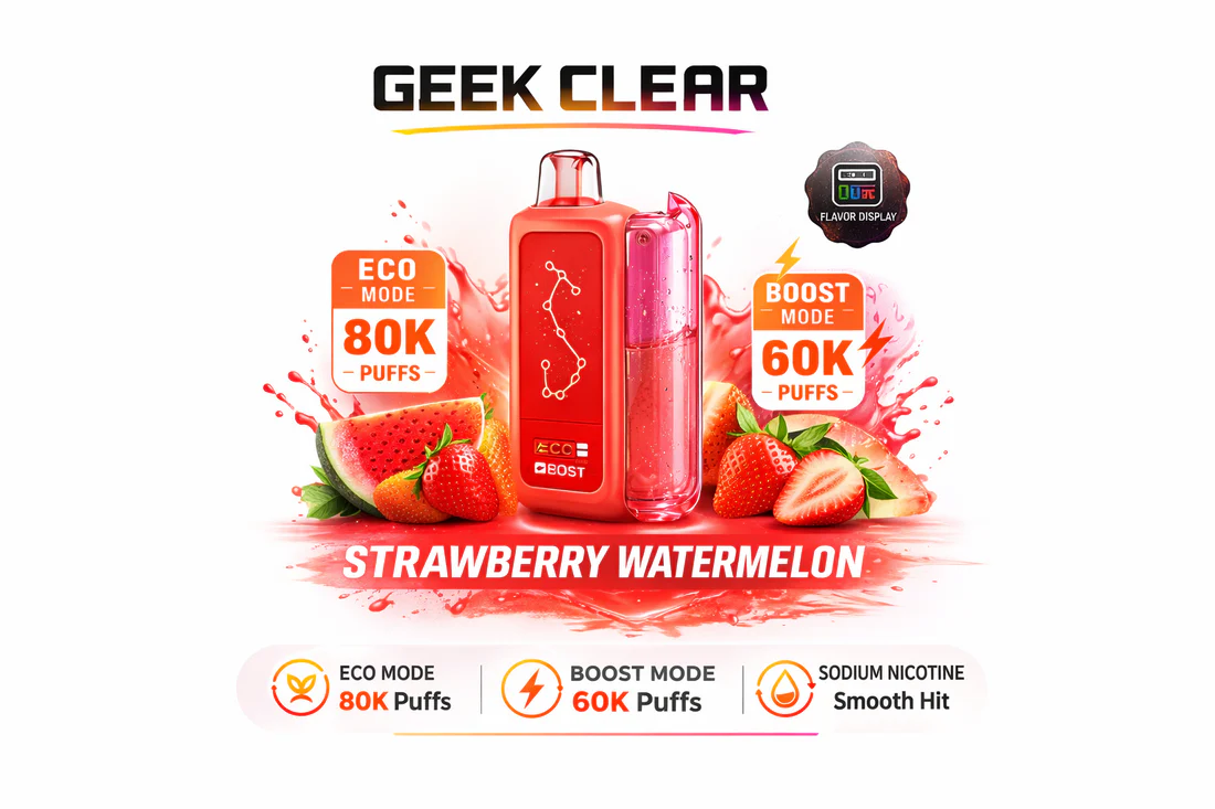 Olivebar Geek Clear 80000 Puffs Disposable Vape - Image 3