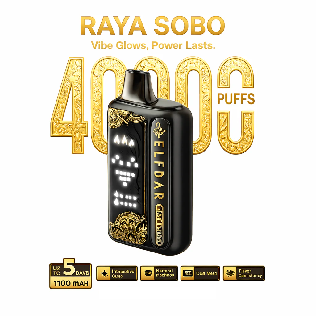 Elfbar Raya Sobo 40K Disposable Vape – 40,000 Puffs - Image 4