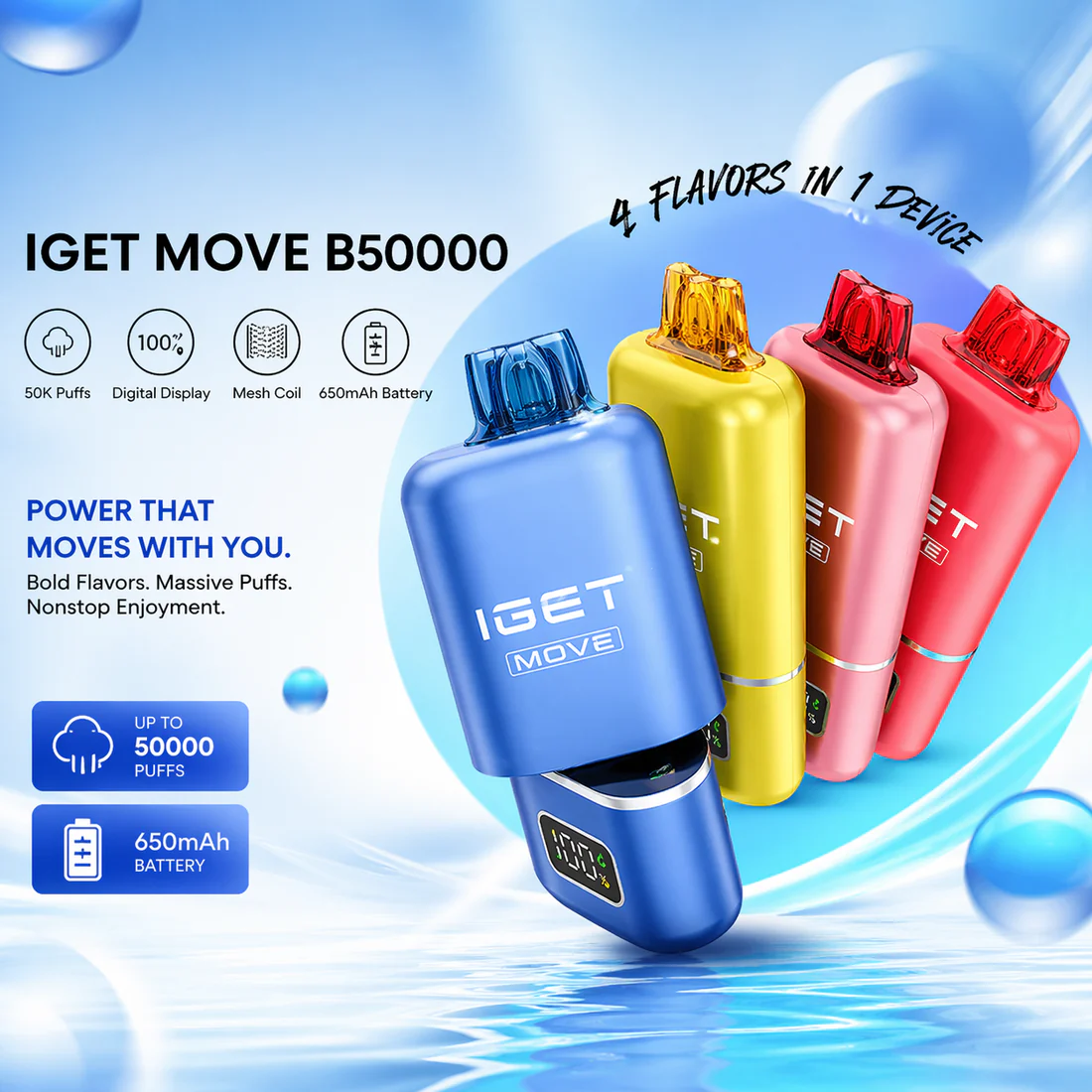 IGET Move B50000 Disposable Vape - 50K Puffs - Image 3