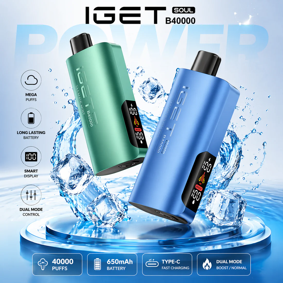 IGET Soul B40000 Disposable Vape – 40,000 Puffs