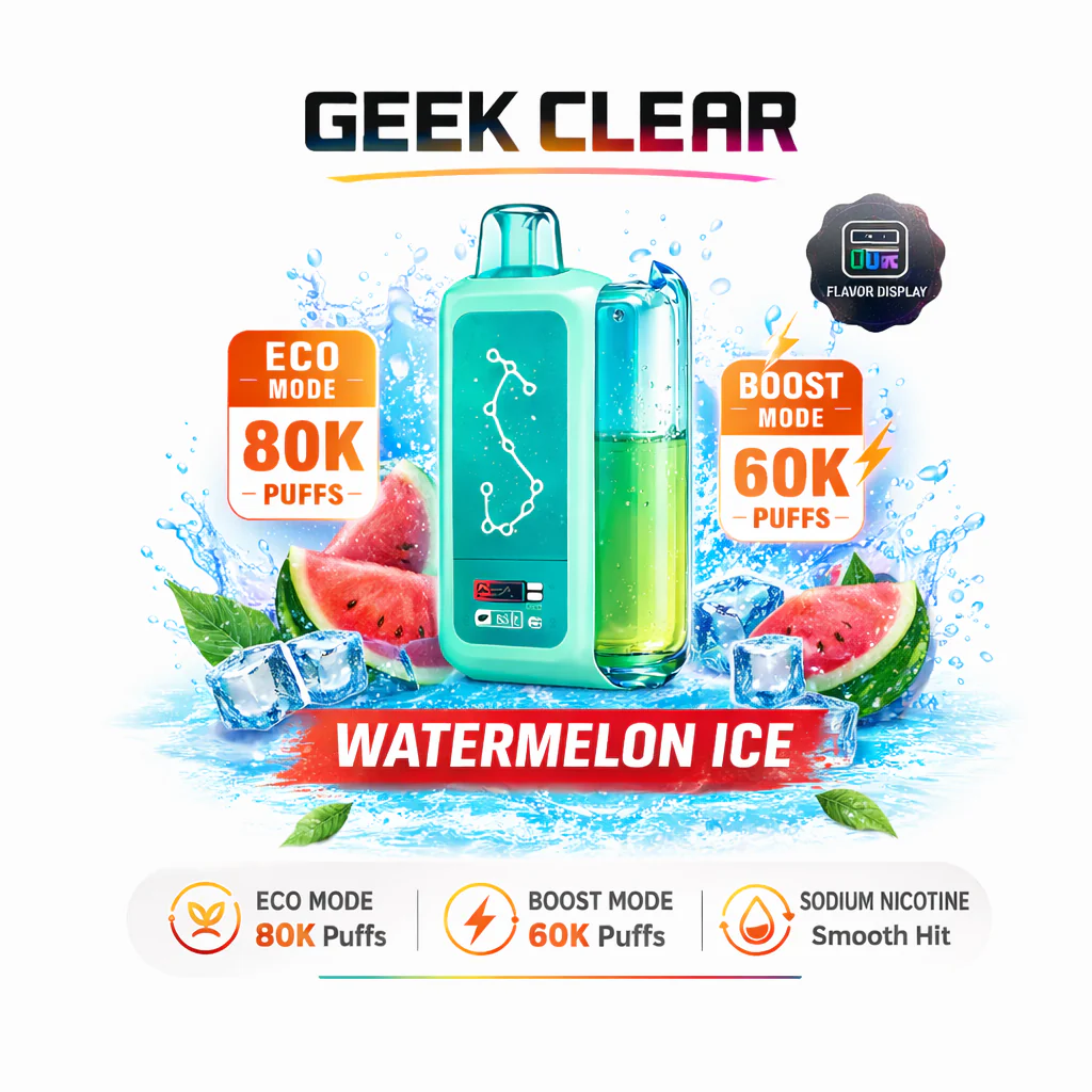 Olivebar Geek Clear 80000 Puffs Disposable Vape