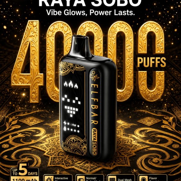 Elfbar Raya Sobo 40K Disposable Vape – 40,000 Puffs