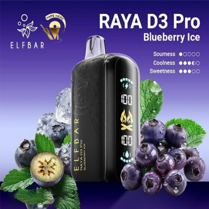 ELFBAR RAYA D3 PRO 30K PUFFS 50MG - Image 4