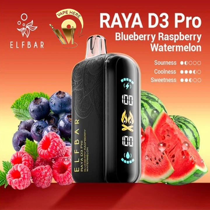 ELFBAR RAYA D3 PRO 30K PUFFS 50MG - Image 3