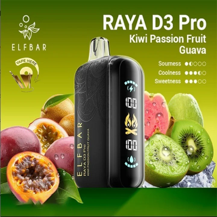 ELFBAR RAYA D3 PRO 30K PUFFS 50MG - Image 5