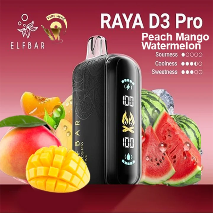ELFBAR RAYA D3 PRO 30K PUFFS 50MG