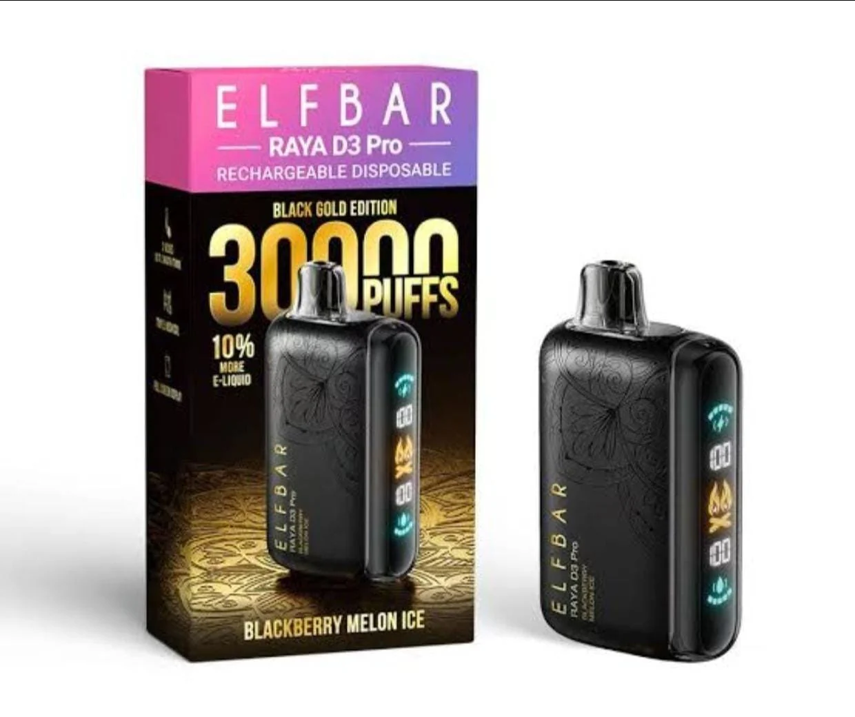ELFBAR RAYA D3 PRO 30K PUFFS 50MG - Image 2